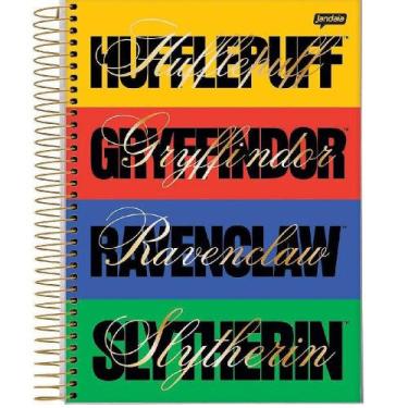 Imagem de Caderno Espiral Universitário Harry Potter 10 Matérias 200 Folhas Jand