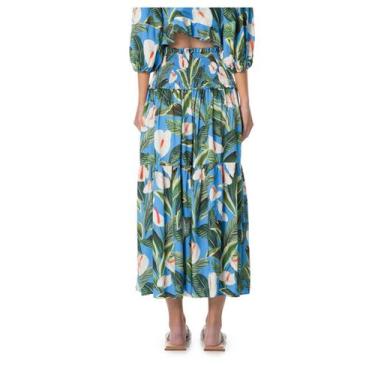 Imagem de Saia cropped marias flor de anturio farm - Blessedscs, GG