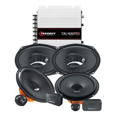 Imagem de Kit 2 Vias 6  Hertz DSK 165.3 160w + Par Alto Falante 6x9  Hertz Triax