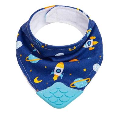 Imagem de Babador Bandana C/Mordedor Espaço Buba