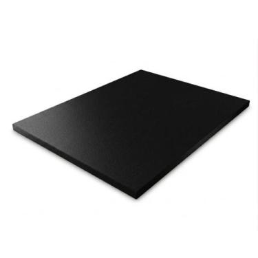 Imagem de Tampo Mesa 30x30 MDF 15mm Preto 0,30x0,30 Prateleira Arrigo Móveis