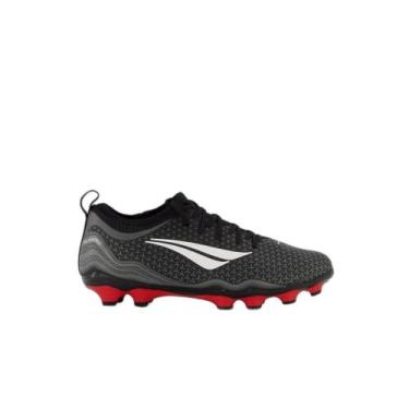 Imagem de Chuteira Campo Penalty S11 Masculina - Preta e Vermelha, Preto, 39