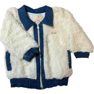 Imagem de Casaco Jaqueta Luxo Menina Dupla Pelo Inverno Forrada B8953 - LESSA KI