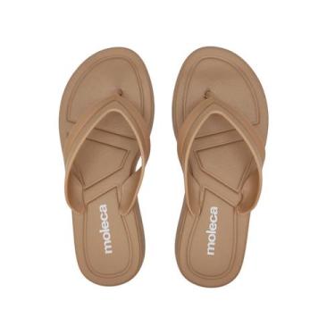 Imagem de Chinelo Sandália Feminina Pvc Leve e Macio  Moleca 5548100, Nude, 36