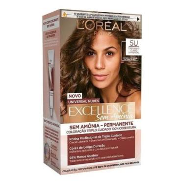 Imagem de Tintura Excellence Sem Amônia 5U Castanho Claro Universal - L'oréal Pa