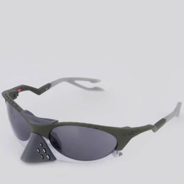 Imagem de Óculos de Sol Oakley Plantaris Verde Escuro, Único
