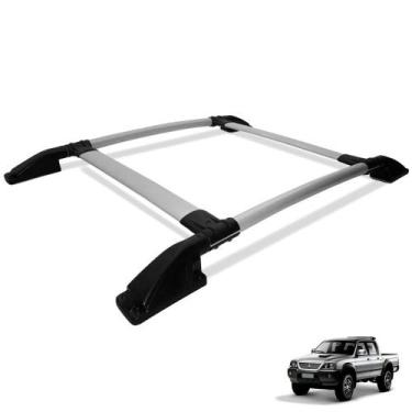 Imagem de Rack Bagageiro Teto L200 Sport 2004 a 2012 Tubolar Prata - Track