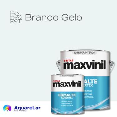 Imagem de Esmalte Cobertex Maxvinil Brilhante, BRANCO GELO, 900ML