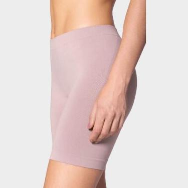 Imagem de Short Sem Costura Feminino Loba Lupo 41805, Nude, G