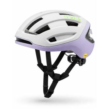 Imagem de Capacete Ciclismo Fizik Kyros Branco, Lilás, G