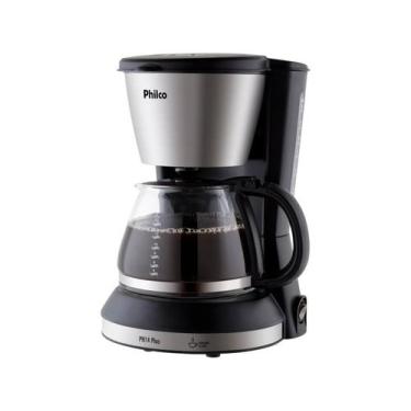 Imagem de Cafeteira Elétrica Philco PH14 PLUS 14 Xícaras - Inox Preto Fosco e Pr