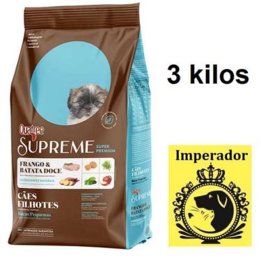 Imagem de Ração Quatree Supreme para Cães Filhotes de Raças Pequenas - 3 kilos