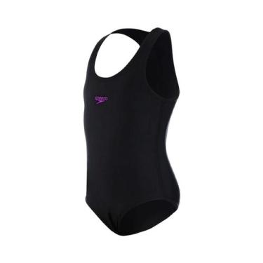 Imagem de Maiô Infantil Feminino Speedo Vital 3 Preto - 029499, 12