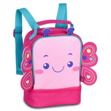 Imagem de Lancheira Térmica Escolar Infantil Bichinhos Abelha Borboleta - - Clio