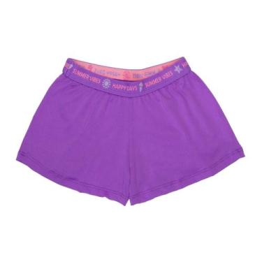Imagem de Shorts Malha Proteção Uv Infantil Menina Saída De Praia - Catarinense,
