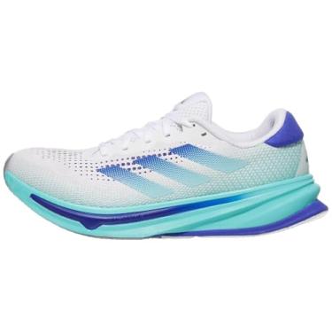 Imagem de adidas Tênis masculino Supernova Rise M, Branco/azul claro/azul-claro, 38