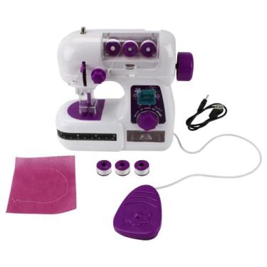 Imagem de Máquina de Costura Infantil Brinquedo Educativo Rosa BBR - R3510 - BBR