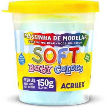 Imagem de Massa para Modelar SOFT 150G Azul Bebê Acrilex