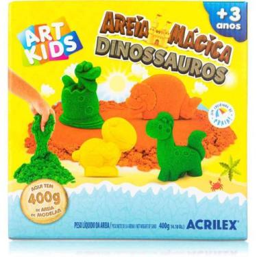 Imagem de Massa Areia Dinos 400G - Acrilex