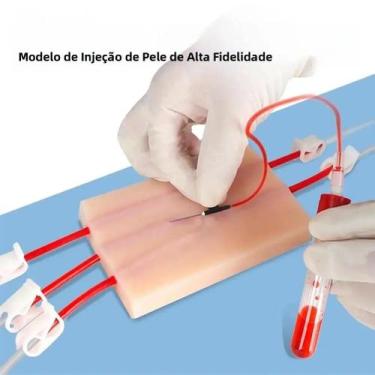 Imagem de Almofada De Prática De Punção Venosa Resistente a Rasgos Para Estudant