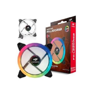 Imagem de Cooler C3Tech Fan F11-L220 Rgb 12Cm