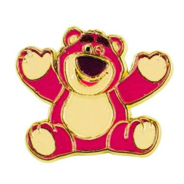 Imagem de Broche Pin Botton Urso Lotso Toy Story 2.5x3cm - Disney