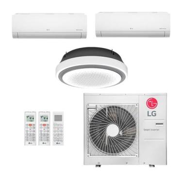 Imagem de Ar-Condicionado Multi Split Inverter LG 48.000 (1x Evap HW 7.000 + 1x 