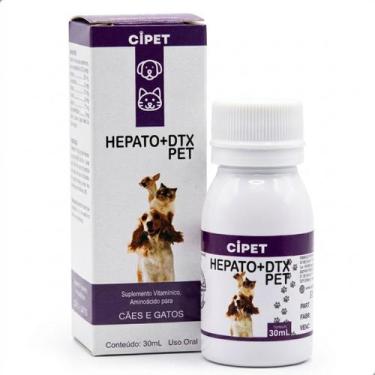 Imagem de Hepato + DTX PET Colina Arginina B Complex 30ml Cipet