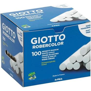 Imagem de Giz Escolar Plastificado Giotto Branco C/100 - Fila Canson