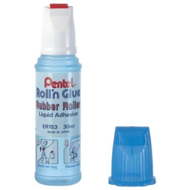 Imagem de Cola Líquida Roll'N Glue Azul 30ml Ref.ER153-S Pentel