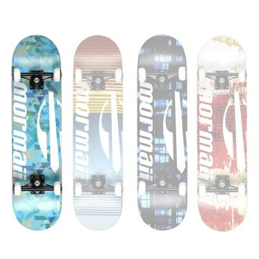 Imagem de Skate Montado Urban Com Rolamento ABEC-5 E Shape De Madeira Maple Mormaii