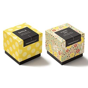 Imagem de Compendium Cartões Pop-Open ThoughtFulls — 2 pacotes de sorriso, feliz dia — 60 cartas abertas, cada uma com uma mensagem diferente dentro