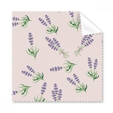 Imagem de Pano de limpeza de plantas azul lavanda laço flor 5 peças