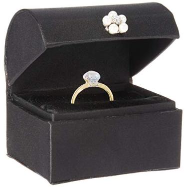 Imagem de Darice Caixa de anel VL03BLK Victoria Lynn - Preto - 3 x 3