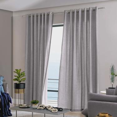 Imagem de Cortina Duplex Linen 5,40x2,50m Fendi - Bella Janela