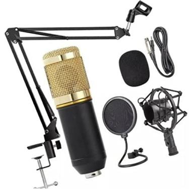 Imagem de Kit microfone condensador profissional estúdio/podcast