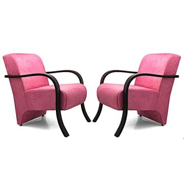 Imagem de Kit 2 Poltronas Decorativas Rosa Gigante Móveis