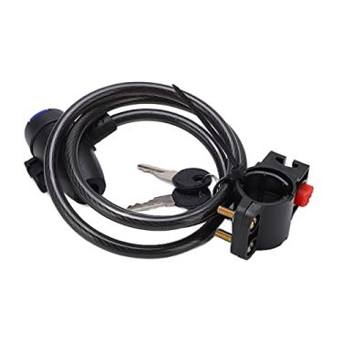 Imagem de VGEBY Cadeado de bicicleta, cadeado de bicicleta Mountain Bike Fio de bicicleta Anti roubo Bloqueio de anel Acessórios de bicicleta Chaves seguras Bloqueio de cabo de bicicleta Outros suprimentos de ciclismo
