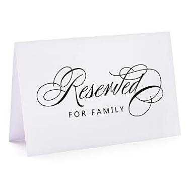 Imagem de Sinais reservados para casamento, festas, recepções, restaurante e celebrações, placas reservadas para mesas, placas reservadas para cadeiras de casamento, pacote com 10, 10 x 15 cm.