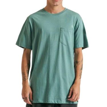 Imagem de Camiseta Volcom Long Fitsolid Verde Claro