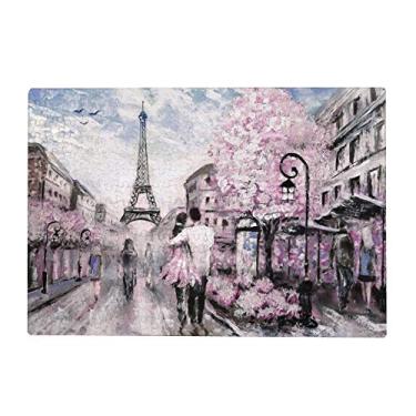 Imagem de Quebra-cabeças de 1000 peças para adultos – Pintura da Torre Eiffel Paris