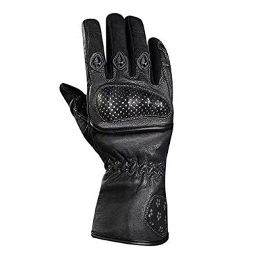 Imagem de Luva de motoqueiro Riffel Racing c/Proteção Feminina Tam GG