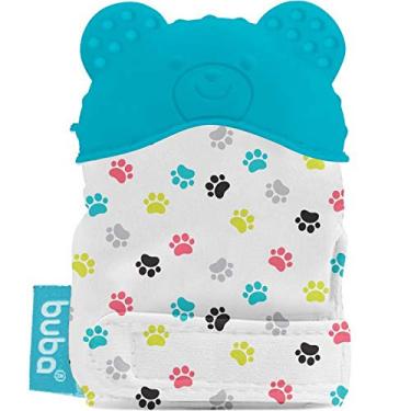 Imagem de Mordedor Luva de Silicone Urso Azul - Buba Baby