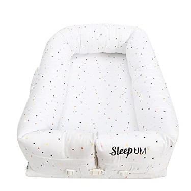 Imagem de Bercinho Portátil Ninho para Bebê Sleep UM Master New York Mini Triângulo Colorido, Biramar Baby, Colorido