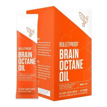 Imagem de Bulletproof Brain Octane Oil Sachês 15 Packs Mct Energy