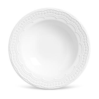 Imagem de CONJUNTO C/ 6 PRATOS FUNDO MADELEINE BRANCO Ø  22 cm