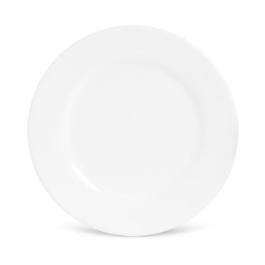 Imagem de CONJUNTO C/ 6 PRATOS DE SOBREMESA FLAT BRANCO Ø 20,5 cm