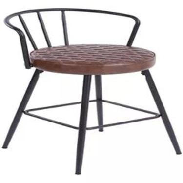 Imagem de Banco Alto Bar Café Aço Captone 99x46x46cm - Deluxe