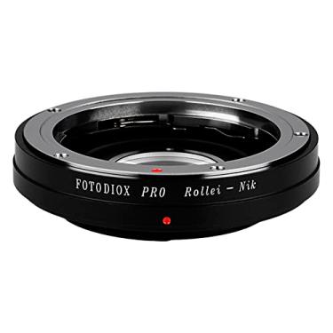 Imagem de Adaptador de montagem de lente Fotodiox Pro, para lente Rollei 35mm para câmeras DSLR Nikon F-Mount