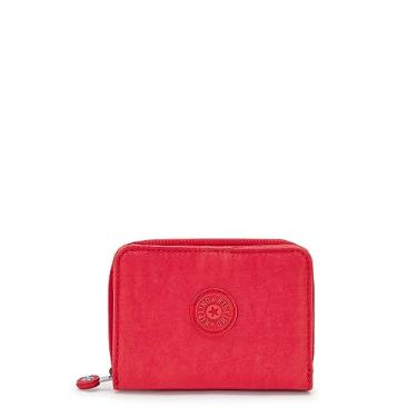 Imagem de Kipling Carteira feminina Money Land, tecnologia anti-hacker RFID, nylon, Festa rosa, 3.8''L x 5''H x 1''D, Carteira feminina Money Land, carteira com tecnologia anti-hacker RFID e carteira de nylon
